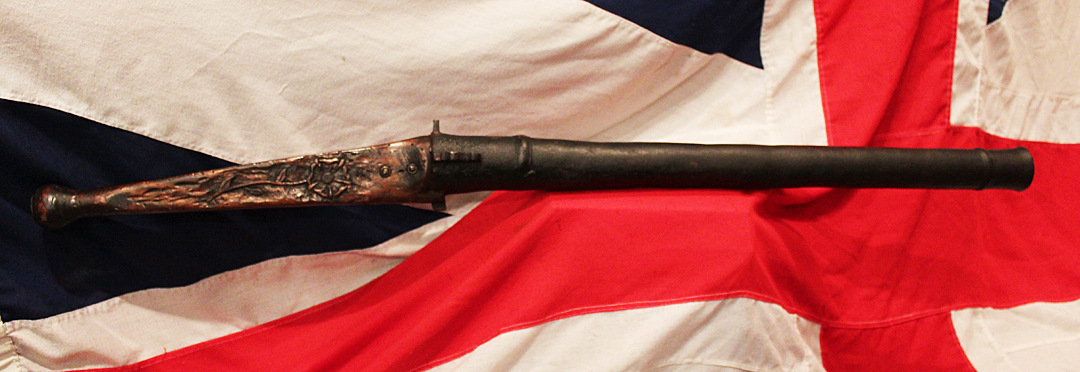 A Hugely Impressive & Beautiful, Gothic, Medieval Form Pole Or Tiller Gun, Light Cannon Size Yet Hand Portable.