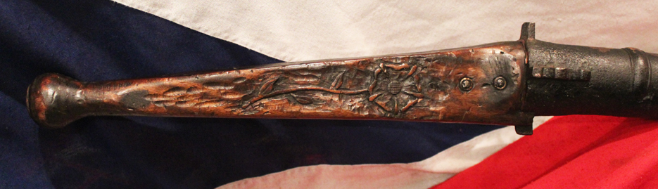 A Hugely Impressive & Beautiful, Gothic, Medieval Form Pole Or Tiller Gun, Light Cannon Size Yet Hand Portable.