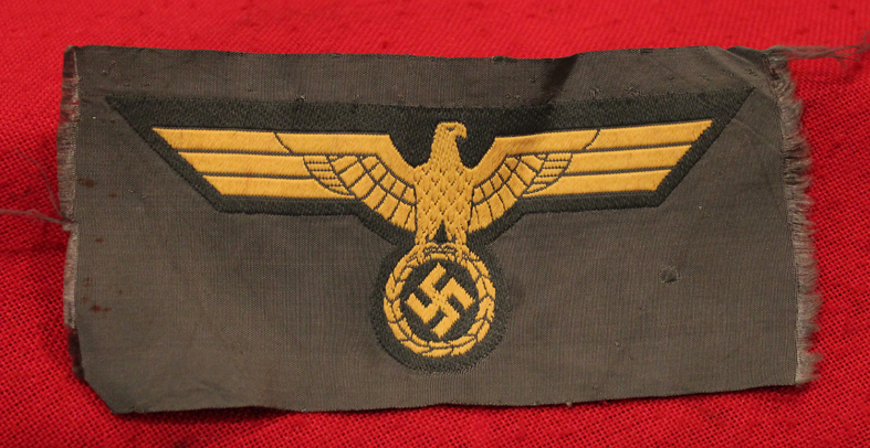 A German WW2 Kriegsmarine Coastal Artillery BeVo Breast Eagle