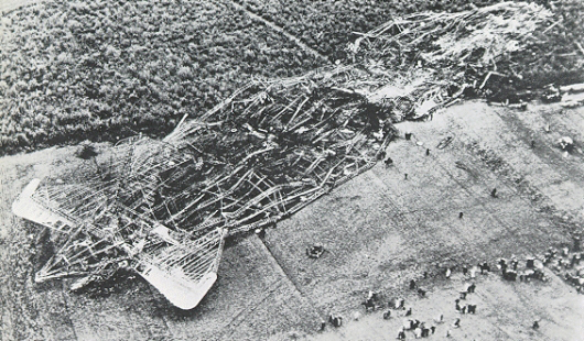 An R.101 Airship Catastrophe Crash Memorial Service Card