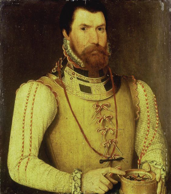 A Most Fine Tudor Heraldic Crested Steel Armour Gorget of a Duke