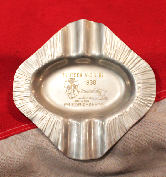 An NSFK German Flight of 1938 Souvenir Ashtray Of Aeronautical Alloy
