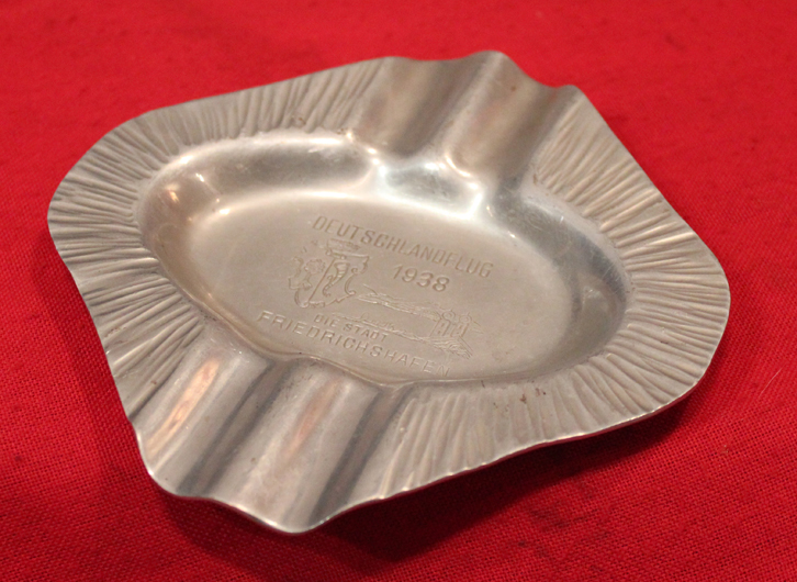 An NSFK German Flight of 1938 Souvenir Ashtray Of Aeronautical Alloy