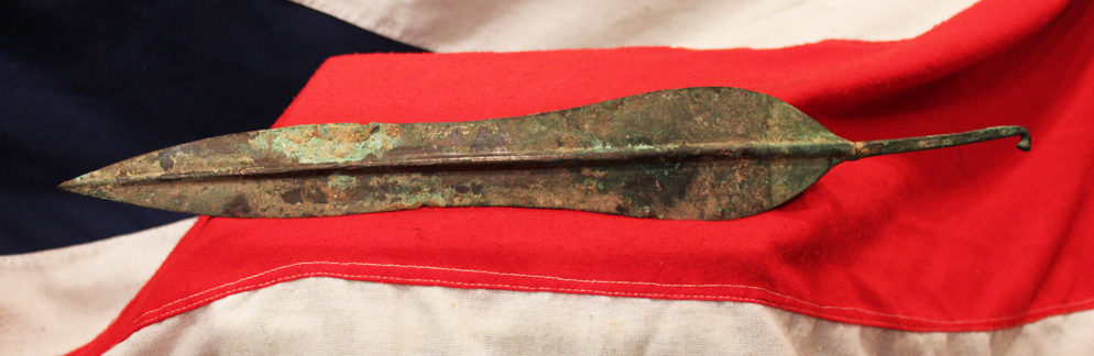 A Very Fine, Original, Ancient, Punic War Period Early Roman Republic Era Short Sword, A Gladius Hispaniensis Double Leaf Shaped Blade Circa 2,400 Years Old