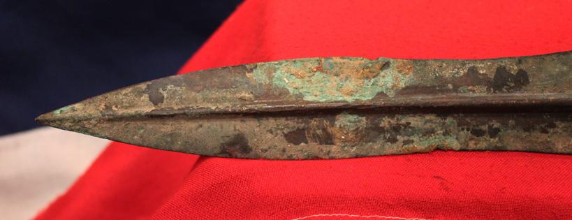 A Very Fine, Original, Ancient, Punic War Period Early Roman Republic Era Short Sword, A Gladius Hispaniensis Double Leaf Shaped Blade Circa 2,400 Years Old