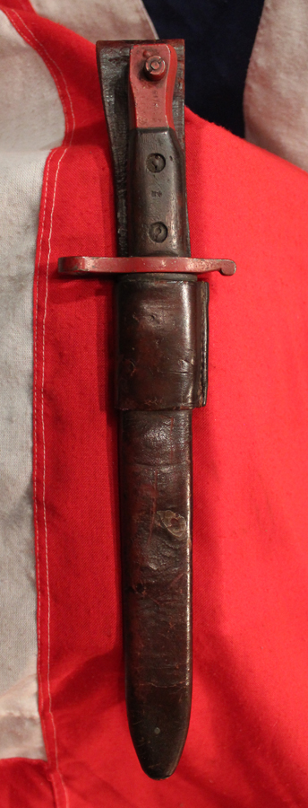 A Most Desirable & Rare Canadian WW1 Historical Regimental Ross Bayonet of The 1st Depot Battalion, 1st Quebec Regt. One Of The Great Heroic Regiments Of Canada From The Close of the Great War.
