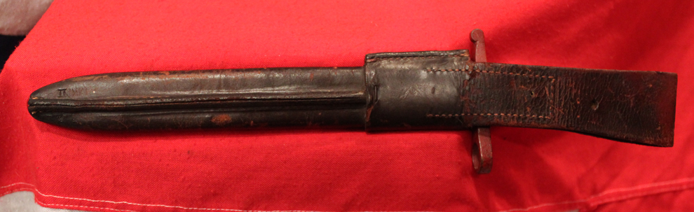 A Most Desirable & Rare Canadian WW1 Historical Regimental Ross Bayonet of The 1st Depot Battalion, 1st Quebec Regt. One Of The Great Heroic Regiments Of Canada From The Close of the Great War.