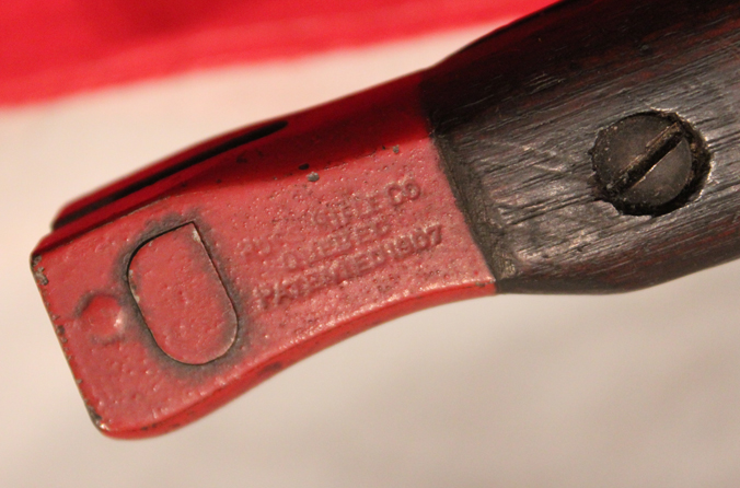 A Most Desirable & Rare Canadian WW1 Historical Regimental Ross Bayonet of The 1st Depot Battalion, 1st Quebec Regt. One Of The Great Heroic Regiments Of Canada From The Close of the Great War.