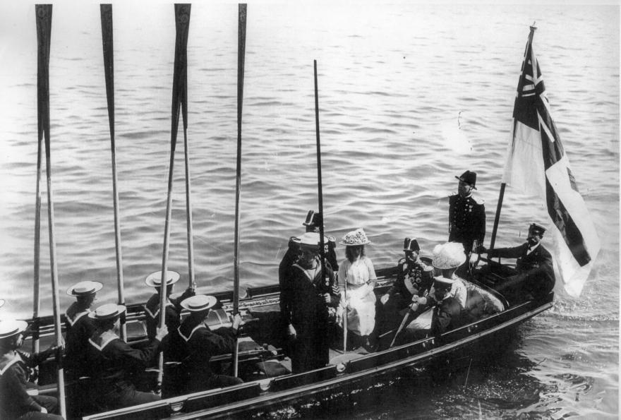 A Superb and Very Rare Imperial German Naval Service Issue Straw Hat From SMS Emden One of The Most Famous Warships of WW1, It Sunk or Captured 23 Allied Ships, and 60 Allied Ships Took Part in the ‘Hunt-for-the-Emden’ Before She Was Sunk.