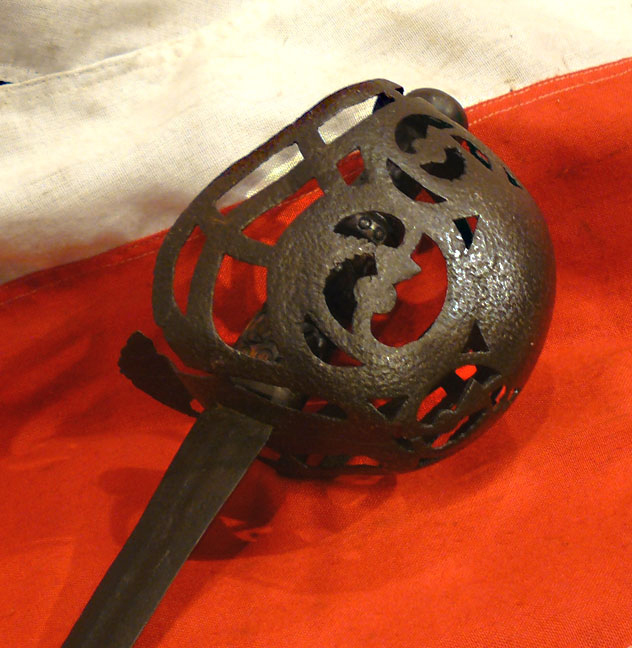 Original 18th Century Scottish Fencible Regimental Basket Hilted Broadsword