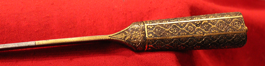 An Absolutely Stunning Museum Piece & Fit For A Prince, An 18th-19th Century Wootz Steel & Gold Dagger. Likely Made for A Turkish, Ottoman Empire Pasha Or Noble Of the Highest Status. Napoleonic Wars Period. As Worn By A Grand Vizier of the Ottoman Empire
