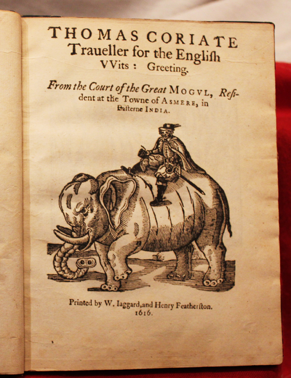 Very Rare, 1616 Coryate's Traveller For The English Wits. A