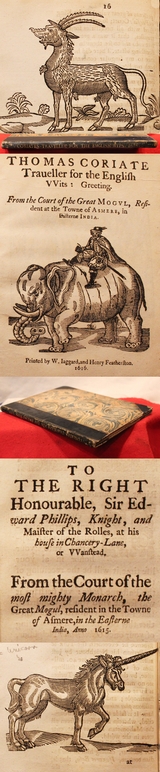 Very Rare, 1616 Coryate's Traveller For The English Wits. A