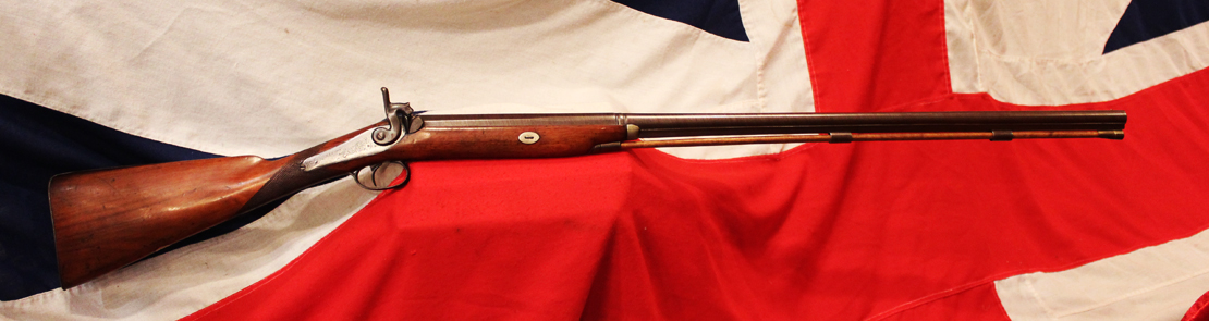 A Beautiful 19th Century Damascus Twist Barrelled Sporting Gun By Manton of London. One Of The Greatest Names In the Realm of English Gunsmiths