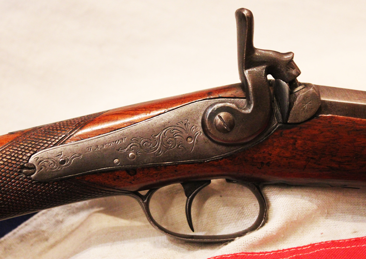 A Beautiful 19th Century Damascus Twist Barrelled Sporting Gun By Manton of London. One Of The Greatest Names In the Realm of English Gunsmiths