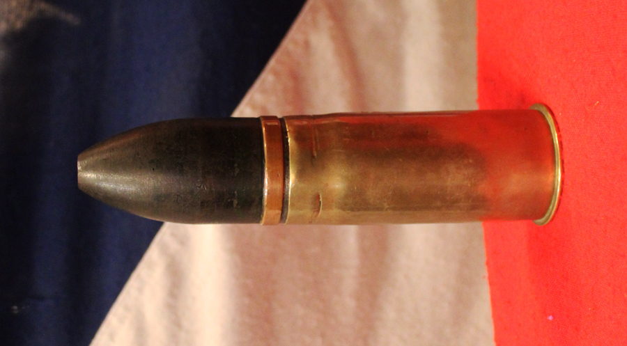 An Original, WW1, German Kaiserliche Marine Vickers-Maxim I Pounder Pom Pom Shell