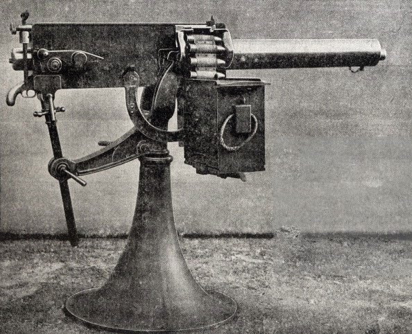 An Original, WW1, German Kaiserliche Marine Vickers-Maxim I Pounder Pom Pom Shell