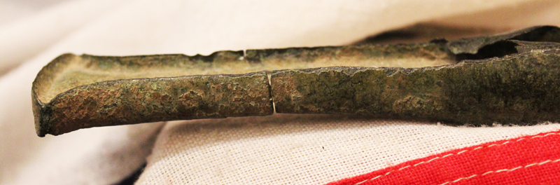 An Original & Beautiful Ancient & Archaic Warrior's Dagger of the Trojan Wars Era. A Bronze Long Dagger Circa 1200 bc Around 3200 Years Old, in Superb Condition With All Its Original Age Patination Intact