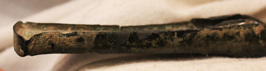 An Original & Beautiful Ancient & Archaic Warrior's Dagger of the Trojan Wars Era. A Bronze Long Dagger Circa 1200 bc Around 3200 Years Old, in Superb Condition With All Its Original Age Patination Intact