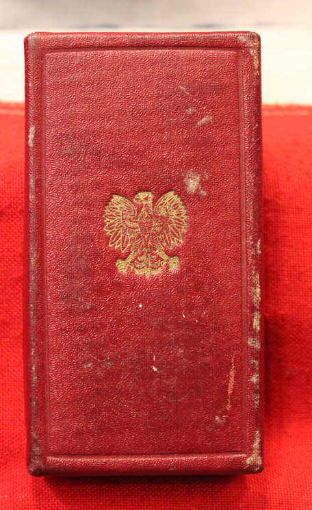 A Polish Republic Order Of Merit Medal with Miniature in Original Box