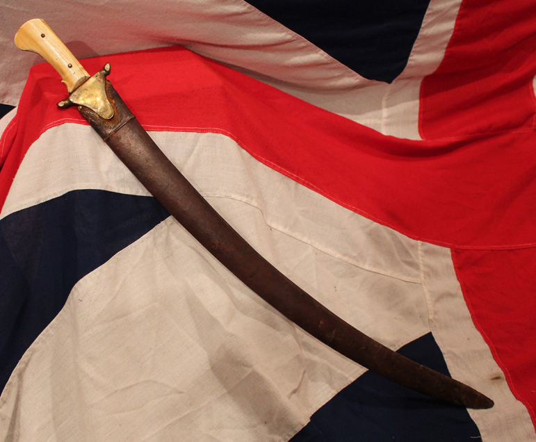 A Very Good, Original, Napoleonic Wars Period, Imperial Russian Romanov Cavalry Sabre Engraved With The Russian Double Eagle Crest. French Invasion and Retreat From Moscow Period of 1812