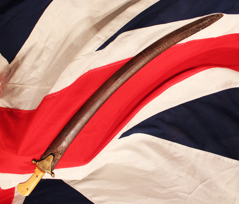 A Very Good, Original, Napoleonic Wars Period, Imperial Russian Romanov Cavalry Sabre Engraved With The Russian Double Eagle Crest. French Invasion and Retreat From Moscow Period of 1812