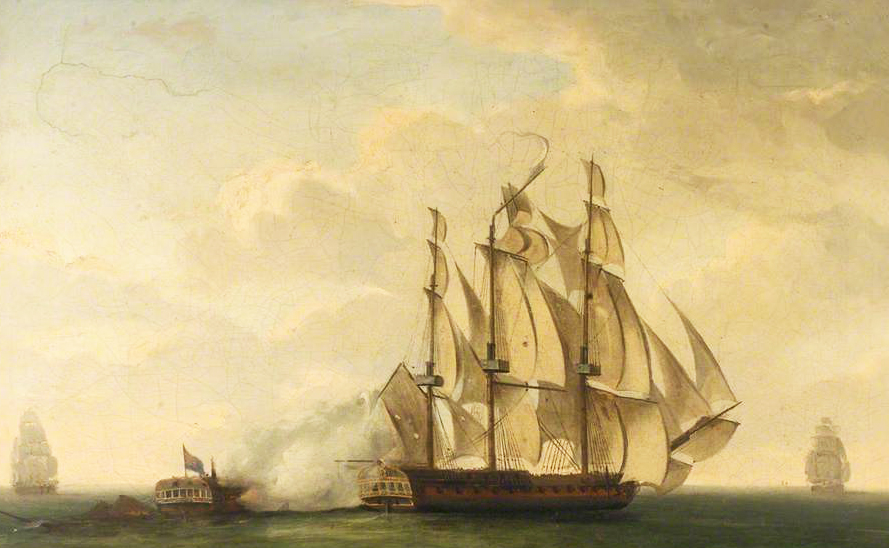 A Letter Sent From Port Royal from Capt Vansittart, the Capture of a French Privateer. Dated April 5th 1804 from Capt. Henry Vansittart (1777-1843) of HMS Fortunee to Admiral James R. Dacres Admiral of the White