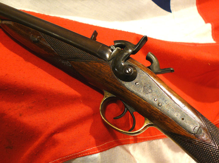 A Fabulous & Most Rare British, Hand Made Griffiths ‘Jacob’s Double Barrel Rifle Carbine, From The Early British Raj. Period Bespoke Commissioned From Griffiths Circa 1848 For An Officer of Jacobs Horse