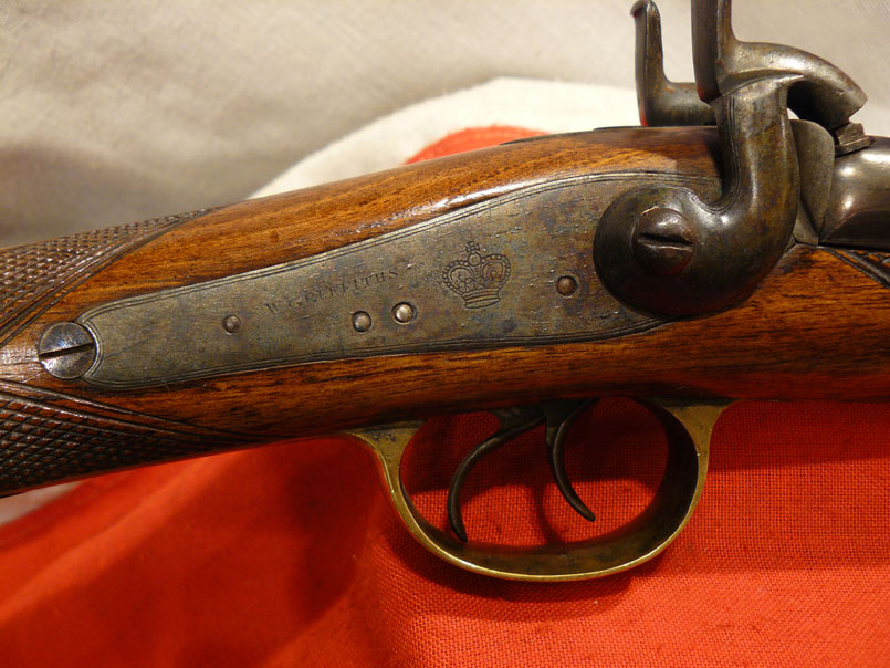 A Fabulous & Most Rare British, Hand Made Griffiths ‘Jacob’s Double Barrel Rifle Carbine, From The Early British Raj. Period Bespoke Commissioned From Griffiths Circa 1848 For An Officer of Jacobs Horse