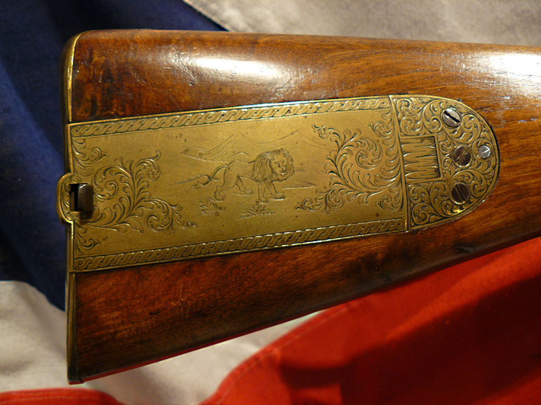 A Fabulous & Most Rare British, Hand Made Griffiths ‘Jacob’s Double Barrel Rifle Carbine, From The Early British Raj. Period Bespoke Commissioned From Griffiths Circa 1848 For An Officer of Jacobs Horse