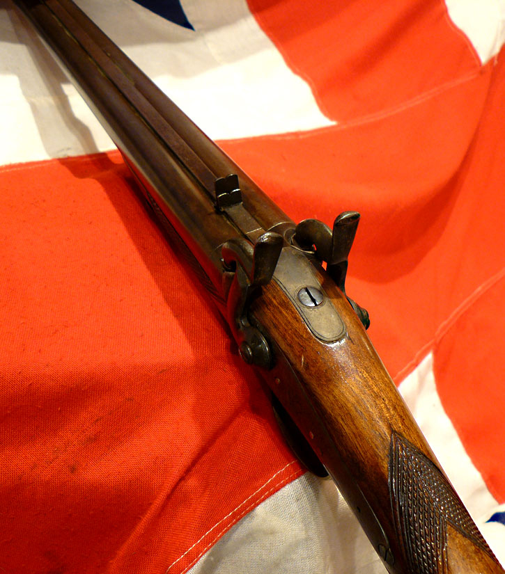 A Fabulous & Most Rare British, Hand Made Griffiths ‘Jacob’s Double Barrel Rifle Carbine, From The Early British Raj. Period Bespoke Commissioned From Griffiths Circa 1848 For An Officer of Jacobs Horse