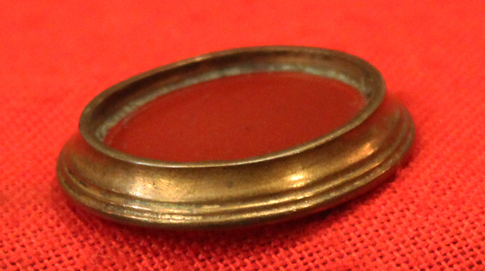 A Stunning, Large, Original, Roman Classical Carved Carnelian Intaglio Seal of the Goddess Laetitia . This Amazing Roman Intaglio Could Make A Beautiful Ring With A Bespoke Mount