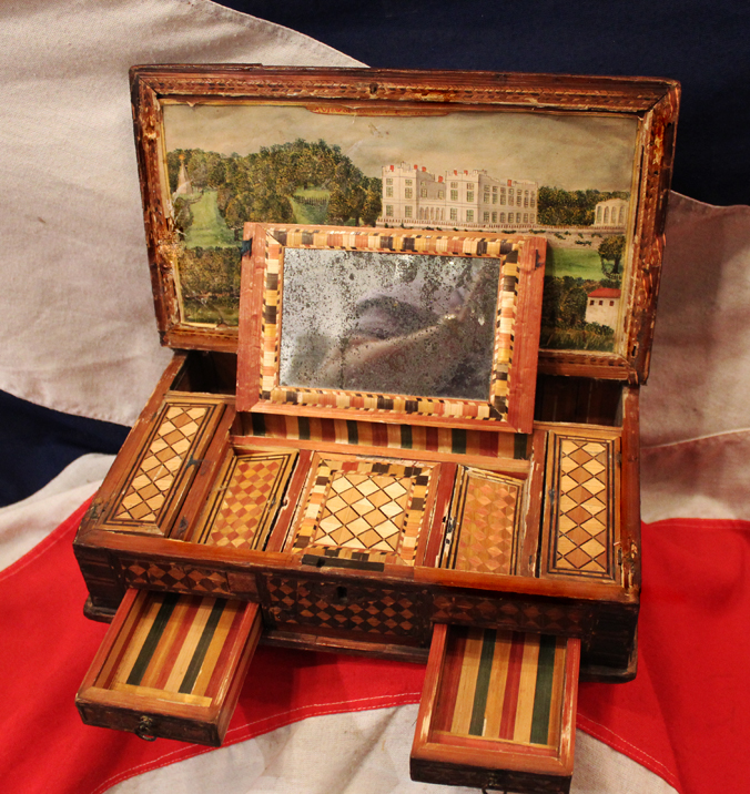A Superb Napoleonic French 'Prisoner-of-War' Travelling Dressing Case