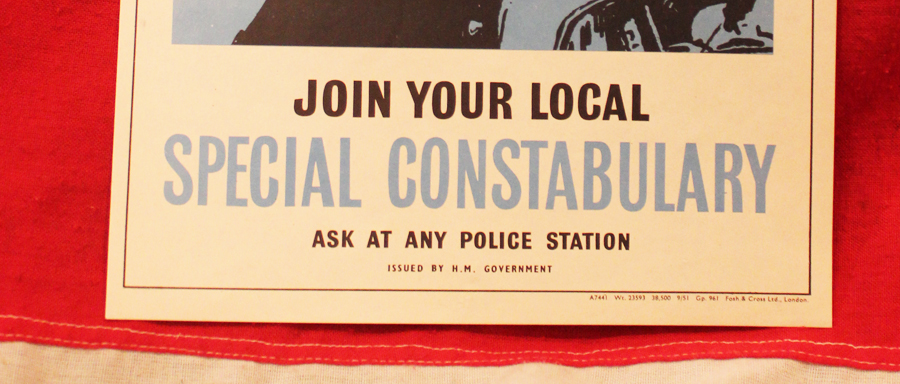 An Original WW2 British Special Constabulary Recruitment Poster