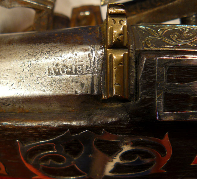 A Truly Exceptional, Original, Highest Grade Napoleonic Wars Period Antique Museum Piece, Likely Made For Ali Pasha. An All Silver Mounted Miquelet Long Gun of , Early 19th Century Of Royal Status. Monogrammed & Dated 1814 Barrel & Signed Lock