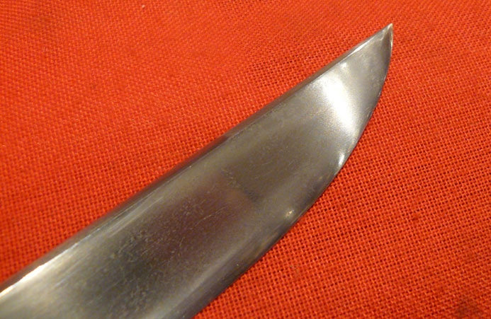 A Good Shinto Aikuchi Tanto Samurai Dagger With a Fine & Beautiful Polish Blade. Around 400 years Old. All Original Edo Period Koshirae