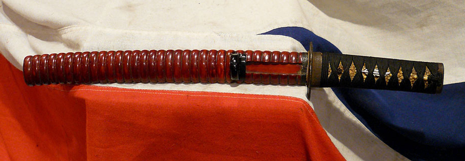 A Fine Signed Shinto O-Tanto Signed Yamoto Daijo Kanehiro.