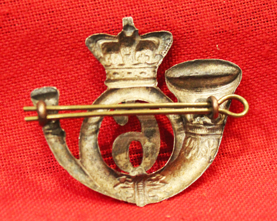 A Rare Victorian Bengal Native Light Infantry Badge in Silver