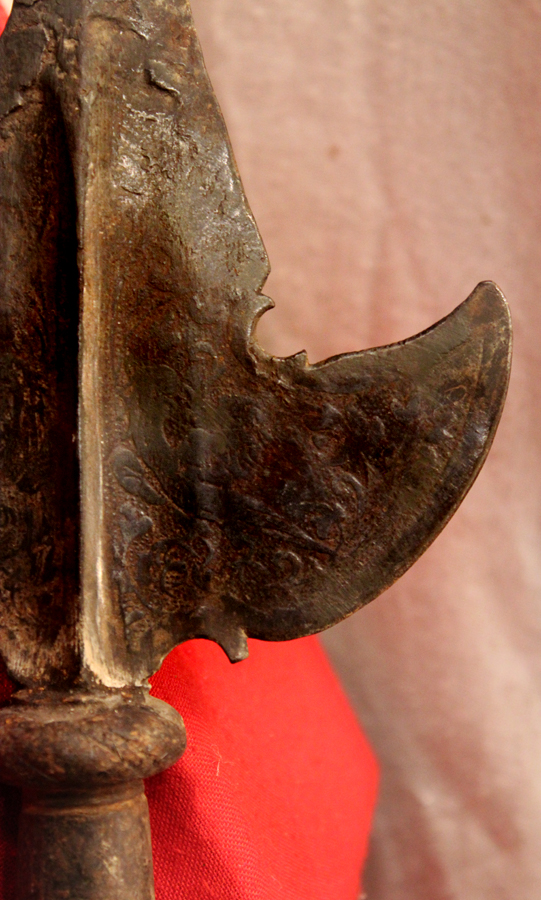 A Battle Worn Original Early 17th Century Italian Partizan Polearm Head