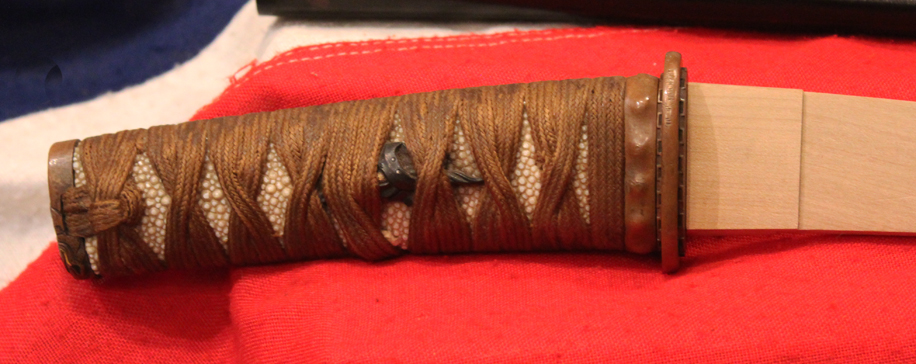 A Set of Exceptionally Beautiful & Fine Edo Period Complete Suite of Samurai Tanto Mounts { Koshirae }. A So Called, Samurai Doctor's Sword, With a Wooden Blade Only