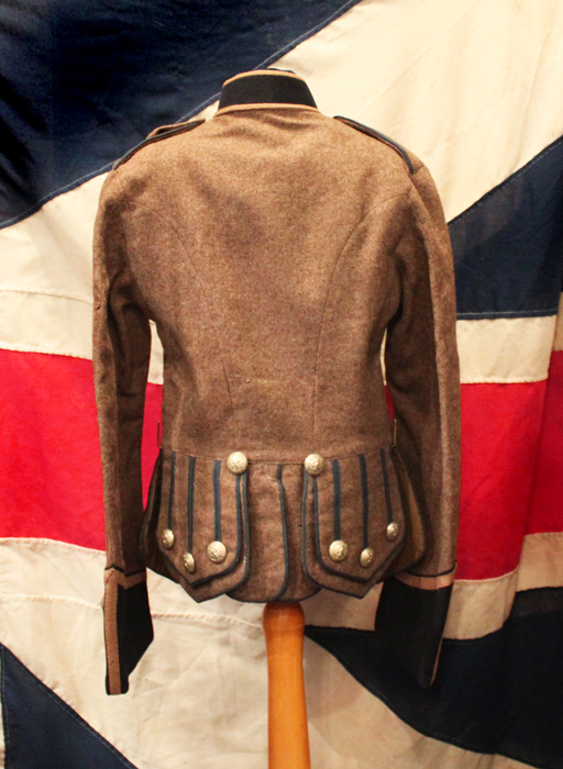 A Superb & Rare Original Victorian London-Scottish Rifle Volunteer Regiment Doublet. Superbly Tailored By Hobson and Sons of London in Hodden Grey