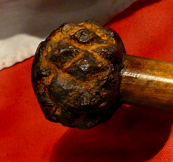 A Most Fearsome & impressive Original Medieval Crusaders Battle Mace, 700 to 800 Years Old