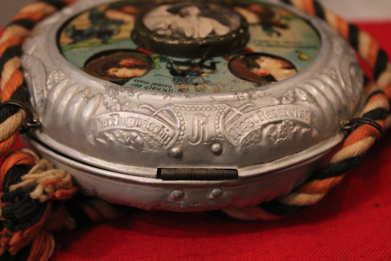 A Most Decorative Imperial German WW1 Soldiers Schnapps Flask