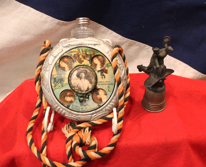 A Most Decorative Imperial German WW1 Soldiers Schnapps Flask