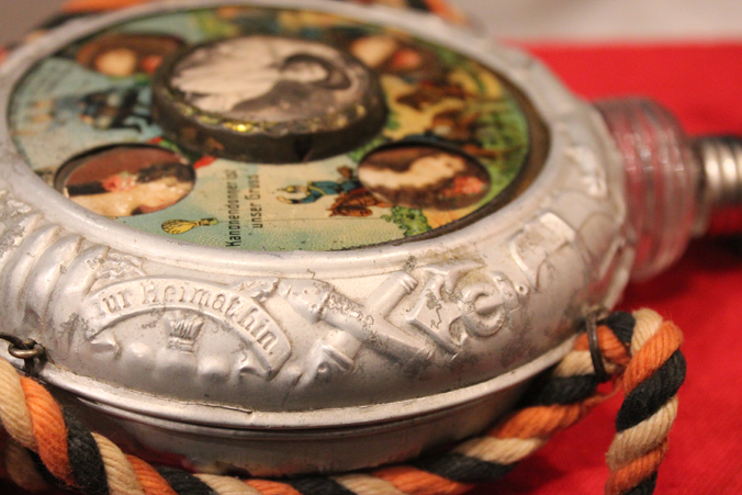 A Most Decorative Imperial German WW1 Soldiers Schnapps Flask