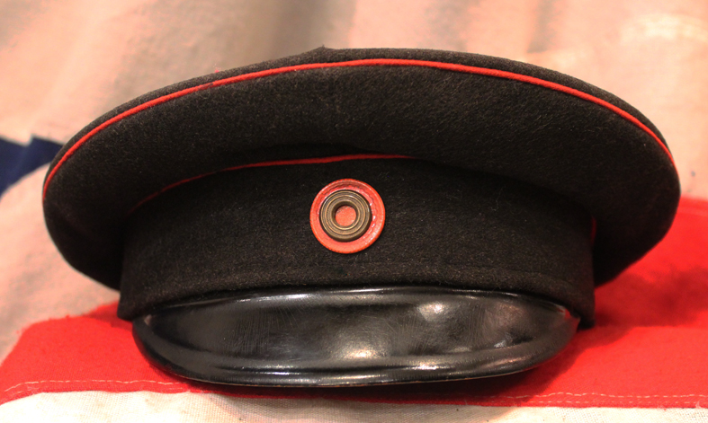 Imperial German Peaked Cap for Fire Protection Officer of Lubeck