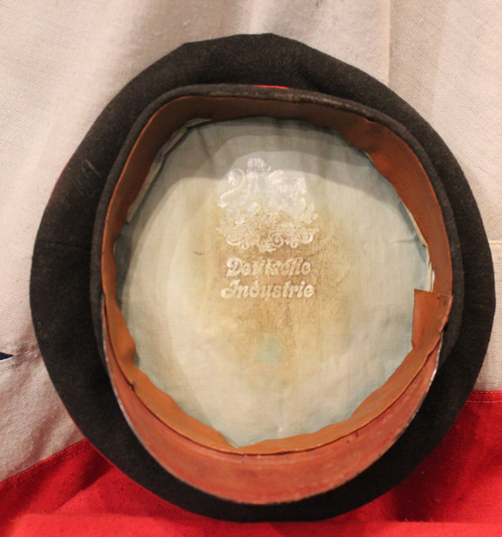 Imperial German Peaked Cap for Fire Protection Officer of Lubeck