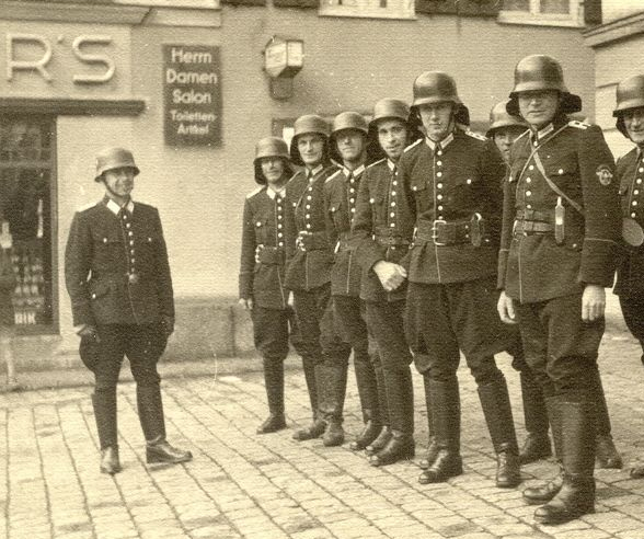 Imperial German Peaked Cap for Fire Protection Officer of Lubeck