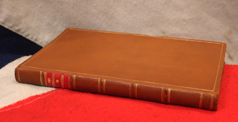 A Most Rare, Circa 1822, Brown Calf & Morocco Leather Bound Volume of 'The Stranger in Brighton' & Baxter's Directory. Compiled and Published by by J.Baxter of North Street Brighton