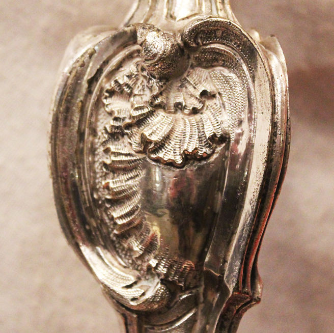 A Magnificent & Fabulous Quality Antique French Rococo Silver Table Lamp